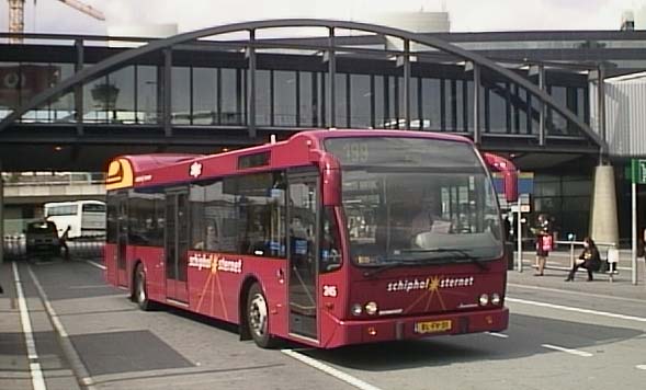 GVB DAF SB250 Berkhof Jonckheere Schiphol Sternet 215